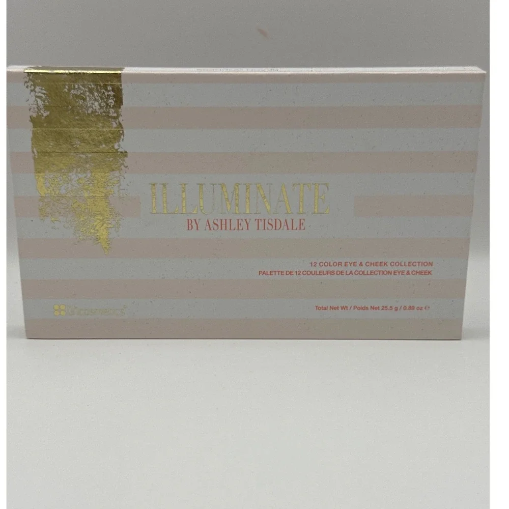 bh Cosmetics Illuminate by Ashley Tisdale‎ 12 Color Eye Cheek Palette NWOB